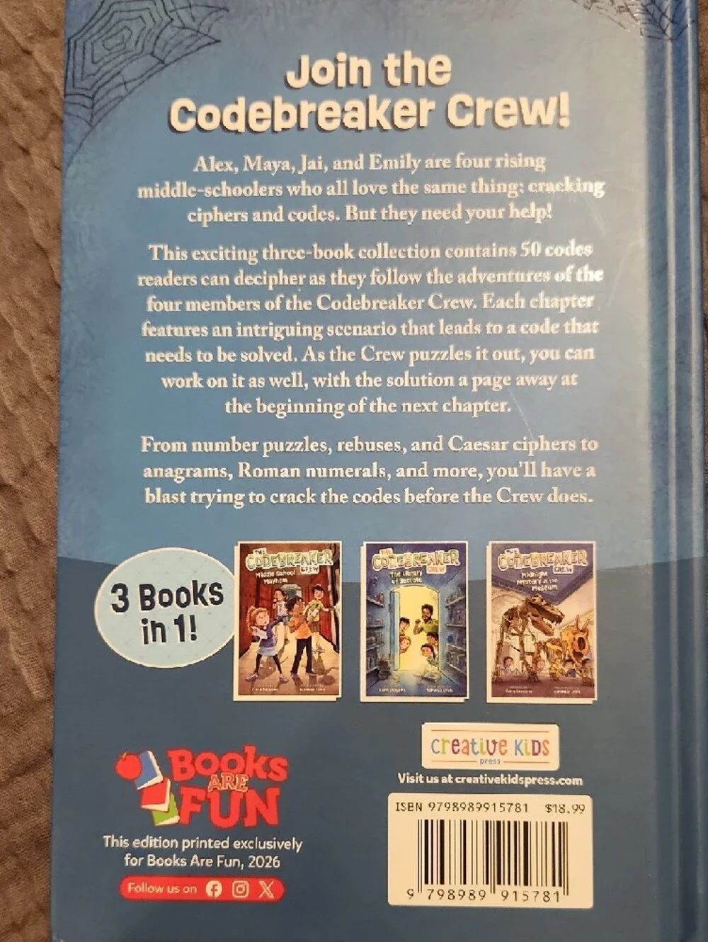 The Code Breaker Crew-3 Books In 1. NEW - Picture 2 of 4